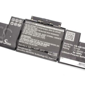 Bateria para Portátil vhbw compatível com A1494 - 8400 mAh 11.26 V Li-polímero, preta