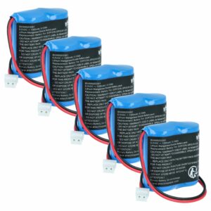 Bateria vhbw 6V Li-MnO2 para Sensores de Movimento Visonic EVE2CR17450-C - 1350 mAh (Pack 5x)