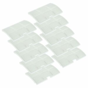 10x Filtro de Escape vhbw para Aspiradores Sebo (Substitui Sebo 5143)