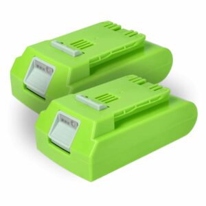 2x Bateria vhbw 2 Ah 24 V Li-Ion para Alpina 270401020, BT 4024 - verde