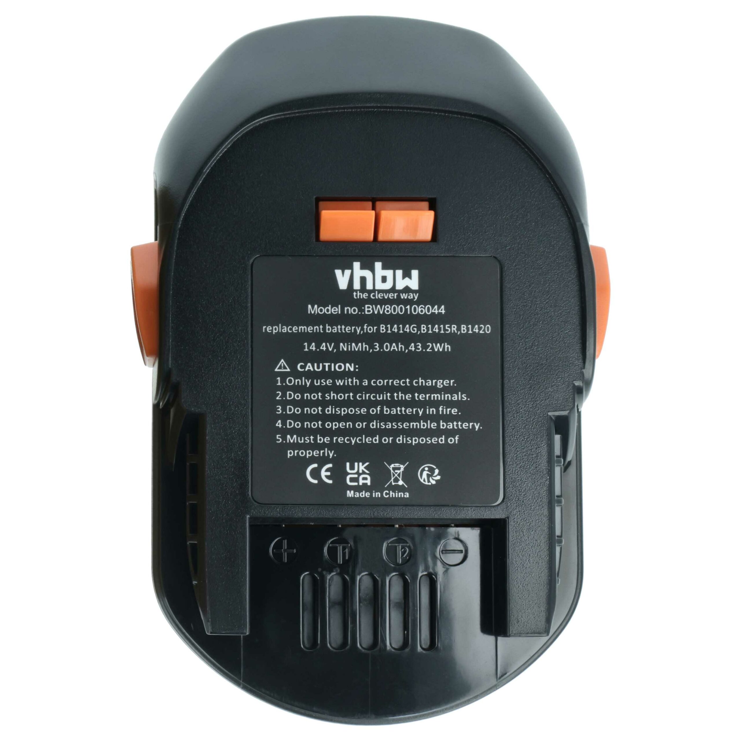 2x Bateria vhbw 14,4V 3000mAh NiMH para AEG 4935413106, 4935416790, B1414G, B1415R - Image 3