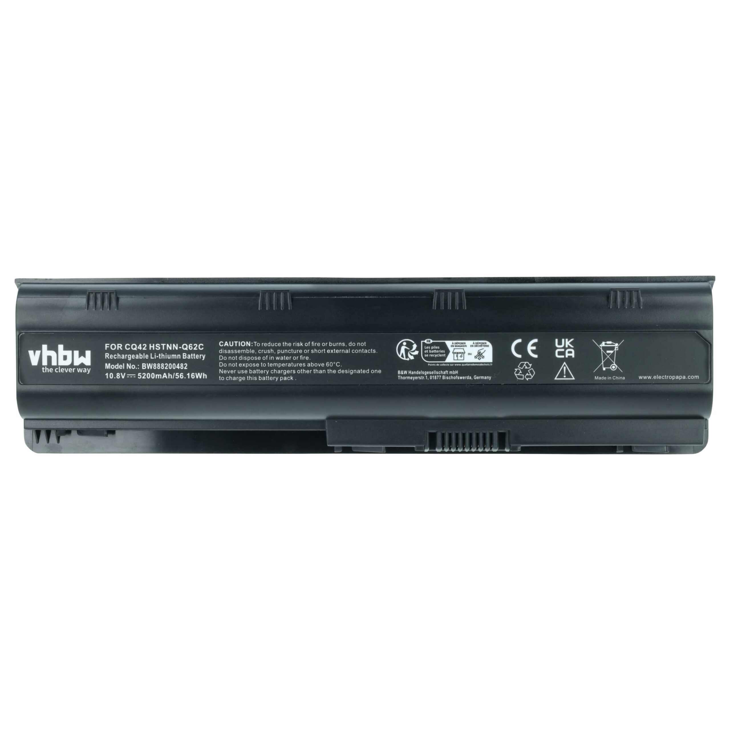 Bateria vhbw para Portátil HP Compaq - 5200 mAh 10.8 V Li-Ion - Image 3