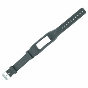 Pulseira para Smartwatch Garmin Vivofit - 17,5 a 22,5 cm, 15 mm de largura, silicone, preto