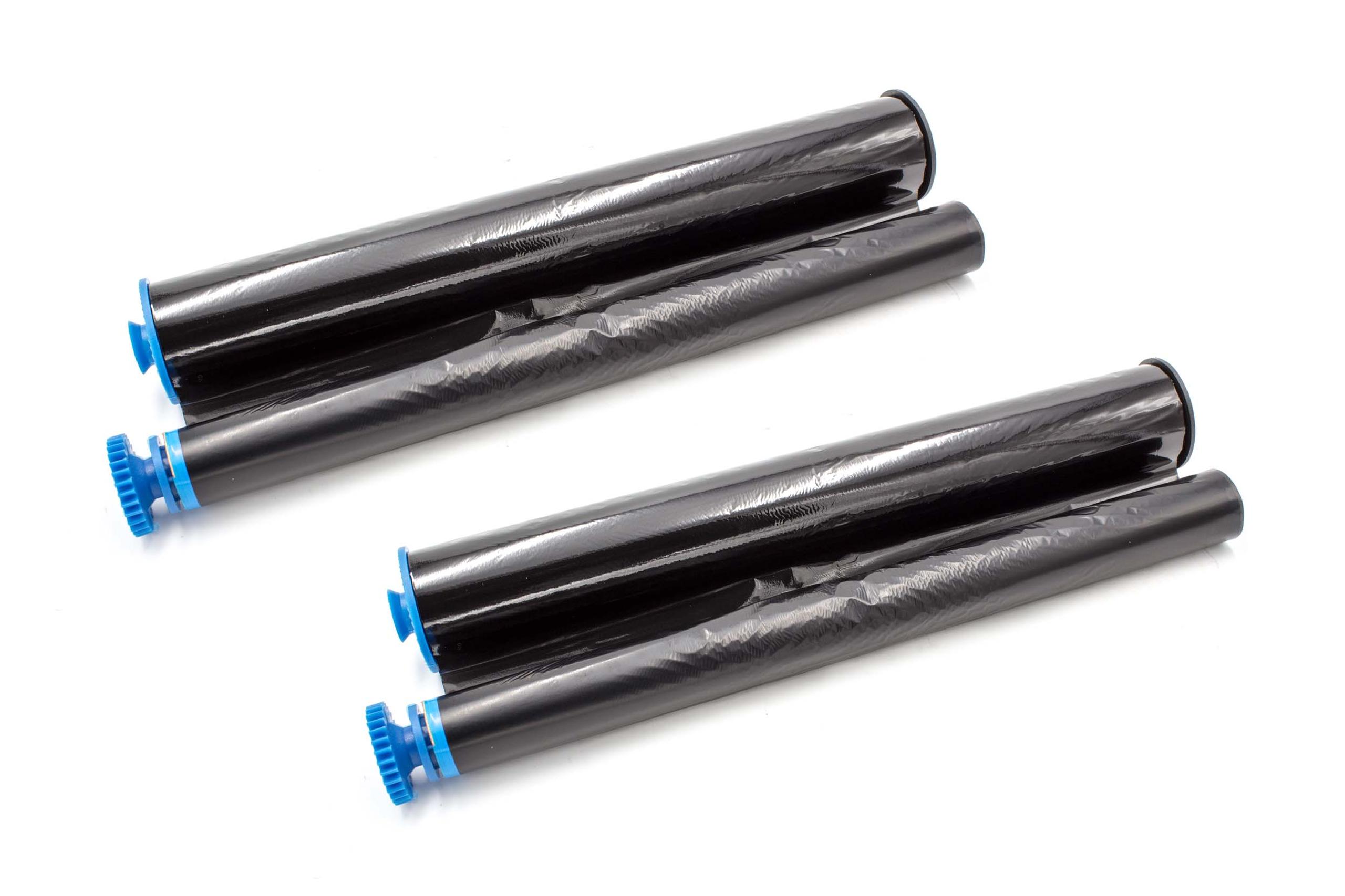 2x Rolos de Papel Térmico vhbw compatível com Sagem TTR-815, TTR-900 - 45 m por rolo
