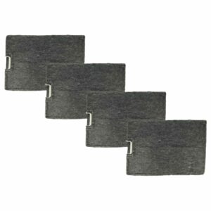 4x Filtro de Carvão Ativado para Coifa Bosch - Compatível AEG/Electrolux 899660013000/0, 6600130006