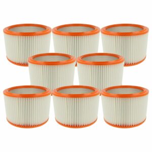 8x Filtros Plissados de Substituição para Aspirador Festool (ref. 5715492044719, 626437, 107400564)