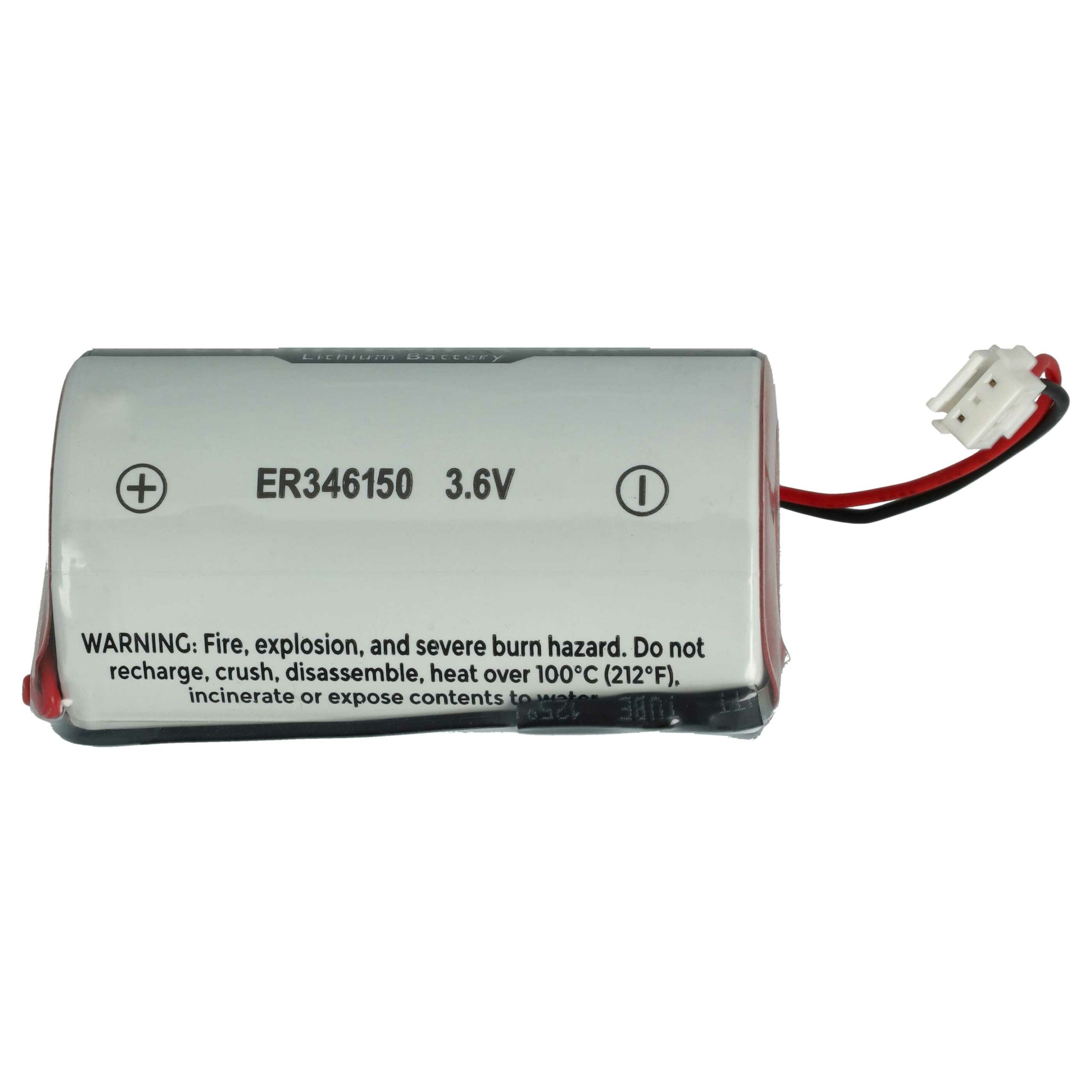 Bateria vhbw 2x para Sistemas de Alarme DSC ER34615M-T1, ER346150, WT4911BATT - 14500 mAh 3.6 V Li-MnO2 - Image 4