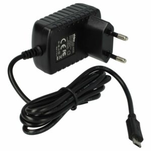 Carregador Micro USB vhbw compatível com Philips CP1759/01, CP1484/01 - 1.0 A / 5 V