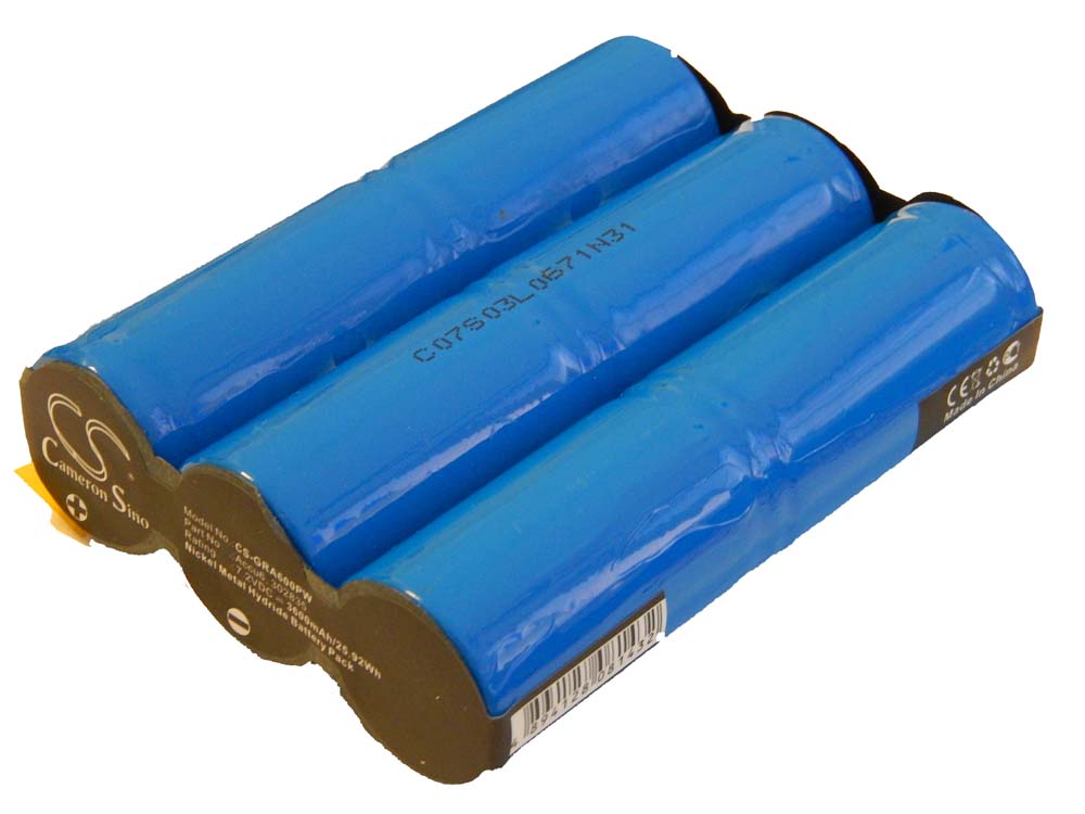 Bateria vhbw Gardena 2510-00.631.00 Accu6 - 3600 mAh 7.2 V NiMH