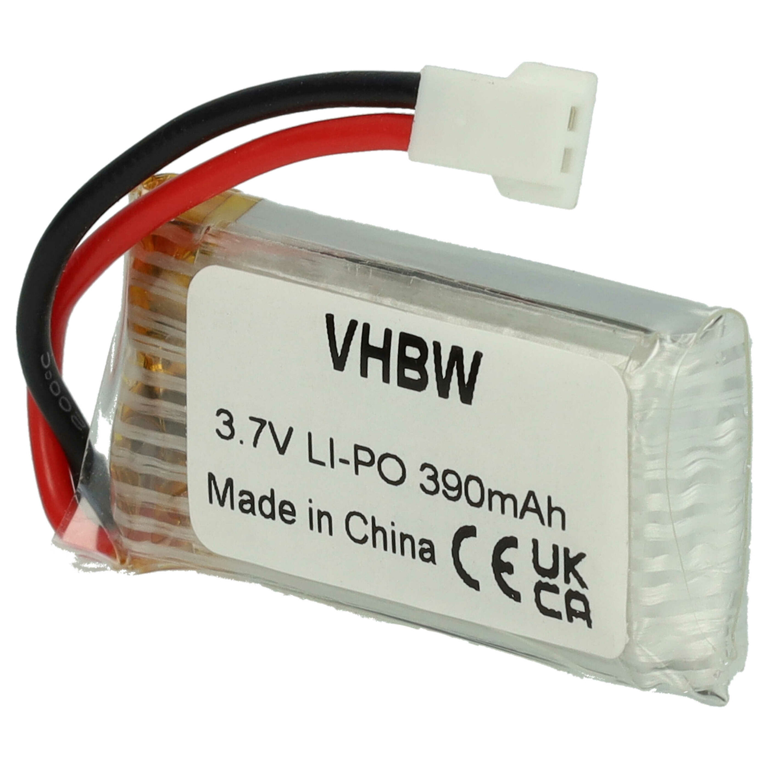 Bateria para Drone vhbw compatível com Wltoys, MikanixX, Pichler, Robbe, UDI, X-Dart, Walkera, Hubsan - 390 mAh 3.7 V Li-polímero - Image 2