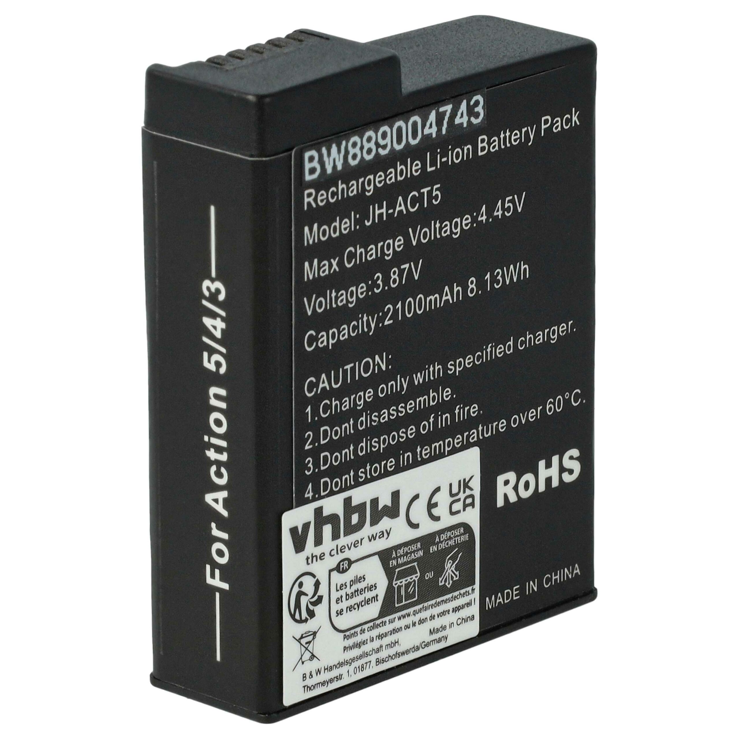 Bateria vhbw compatível DJI BCX204-1950-3.87 - 2100mAh, 3.8V, Li-Ion (Pack de 2) - Image 2