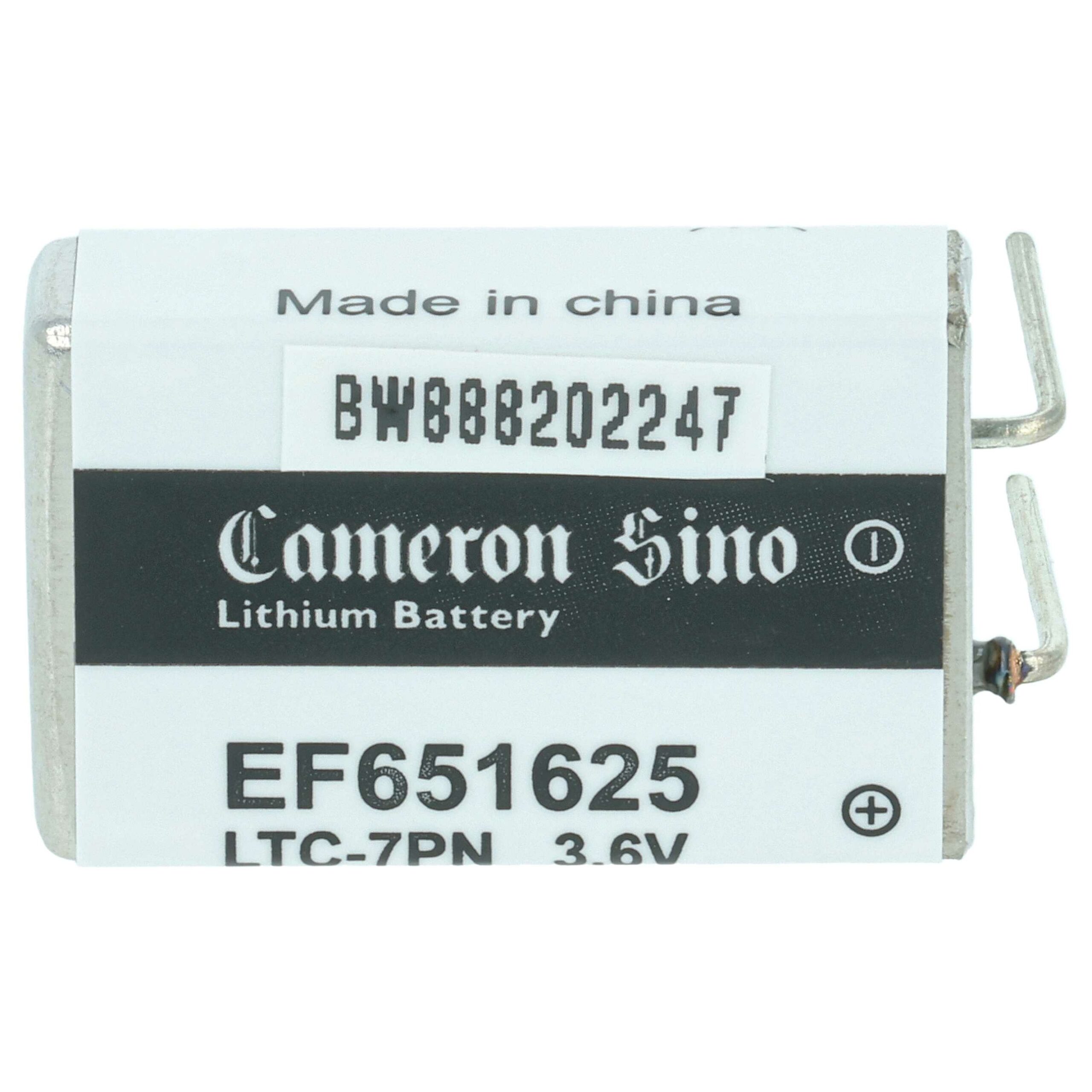 Bateria Especial 5x vhbw - 750 mAh 3.6 V Li-SOCl2 - Image 3