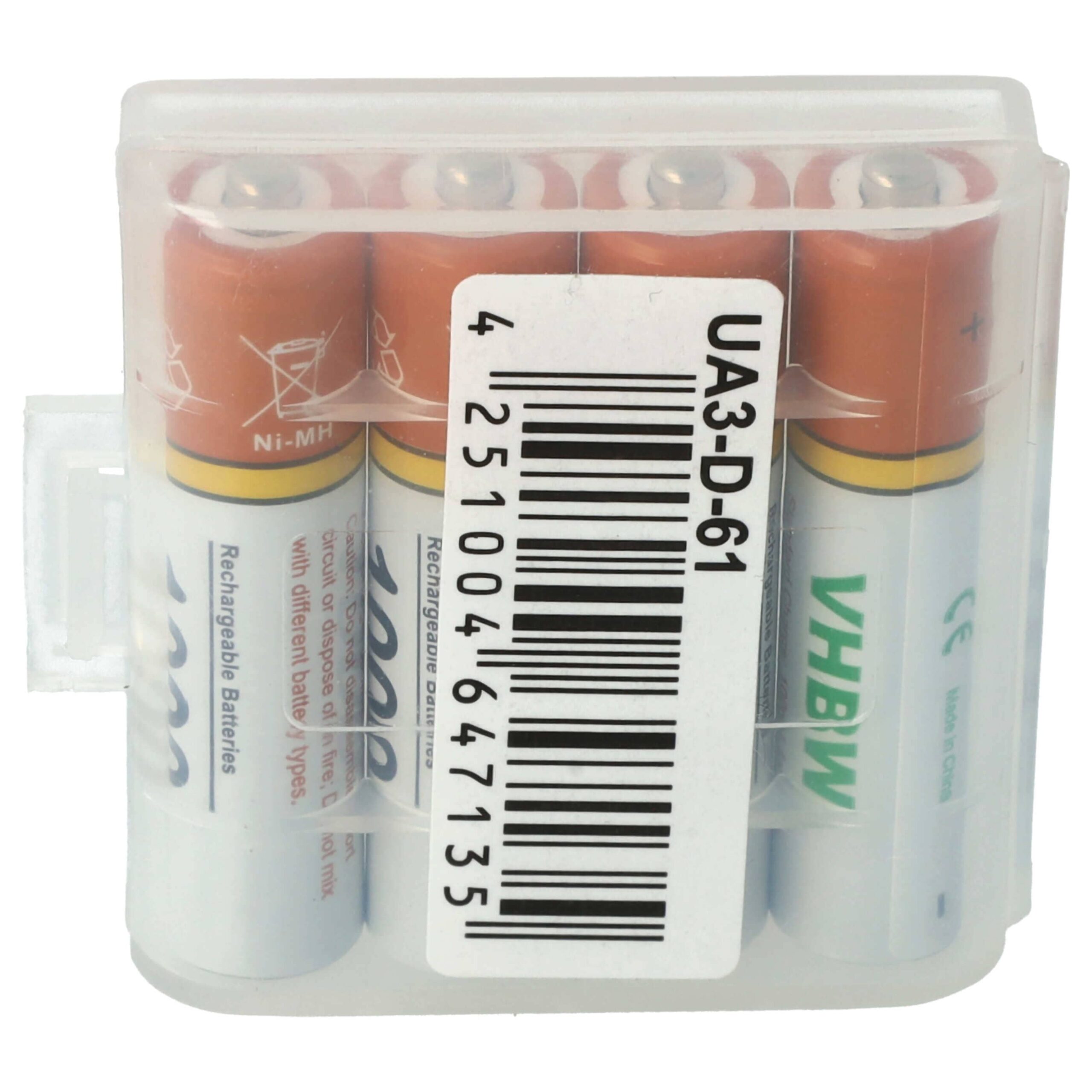 Conjunto de 4 Baterias vhbw para Telefones DECT Philips, Grundig, Sennheiser - 1000 mAh 1.2V NiMH - Image 4