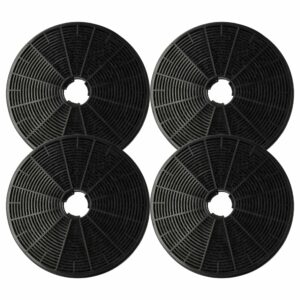 Filtro de Carvão Ativado vhbw - Substituição para Klarstein 10035387 - Pack 4x