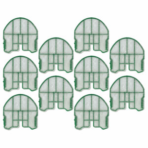 10x Filtro Motor para Aspirador Vorwerk Kobold VB 100, VB100 - 8,6 x 9,2 cm