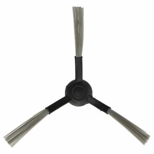 Escova Lateral para Aspirador Robô Proscenic, Cecotec, Xiaomi 3490/4090 - 3 Braços, Preta