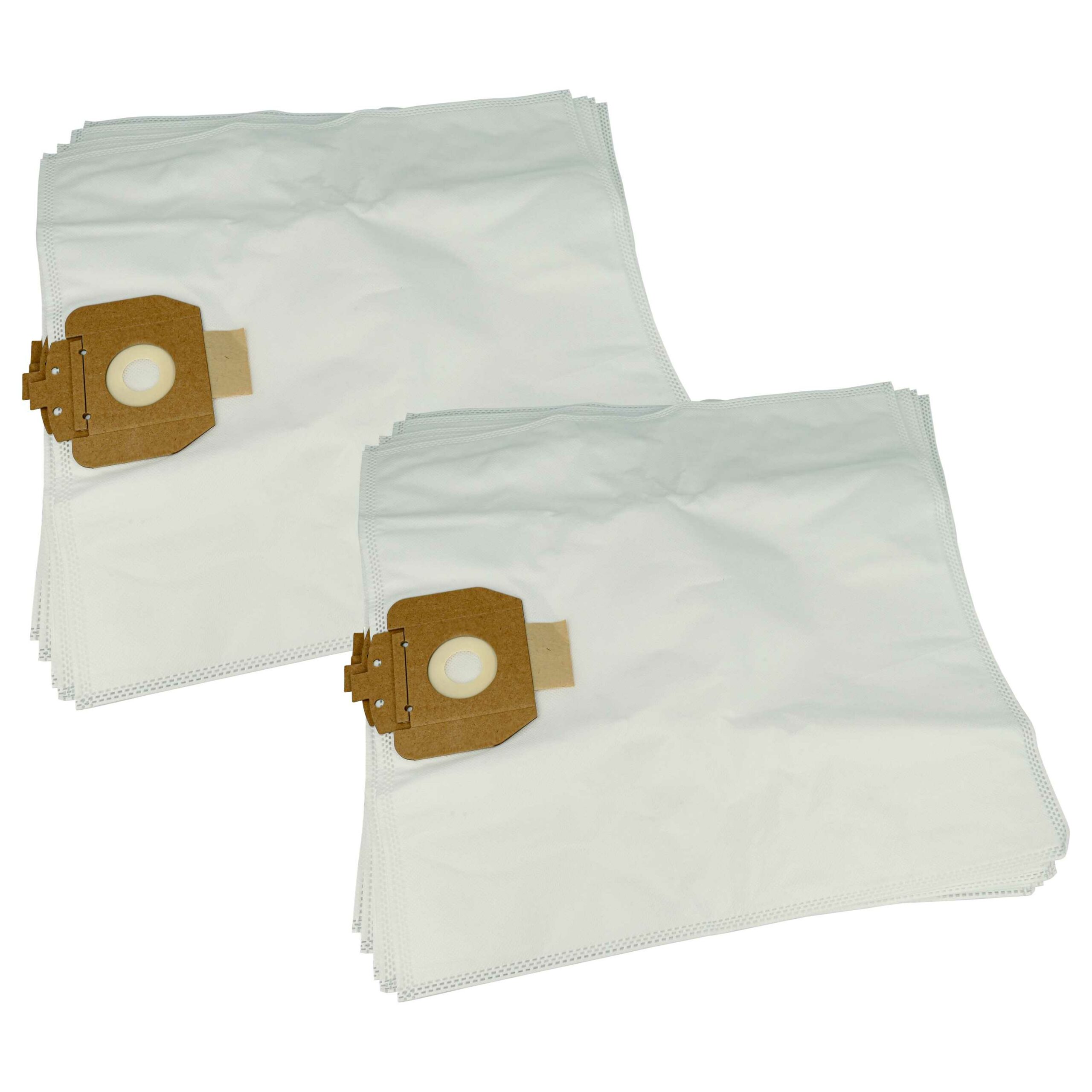 10x Sacos para Aspirador vhbw compatíveis com Diversey 7514886, 7514803 PowerPlus - microfleece