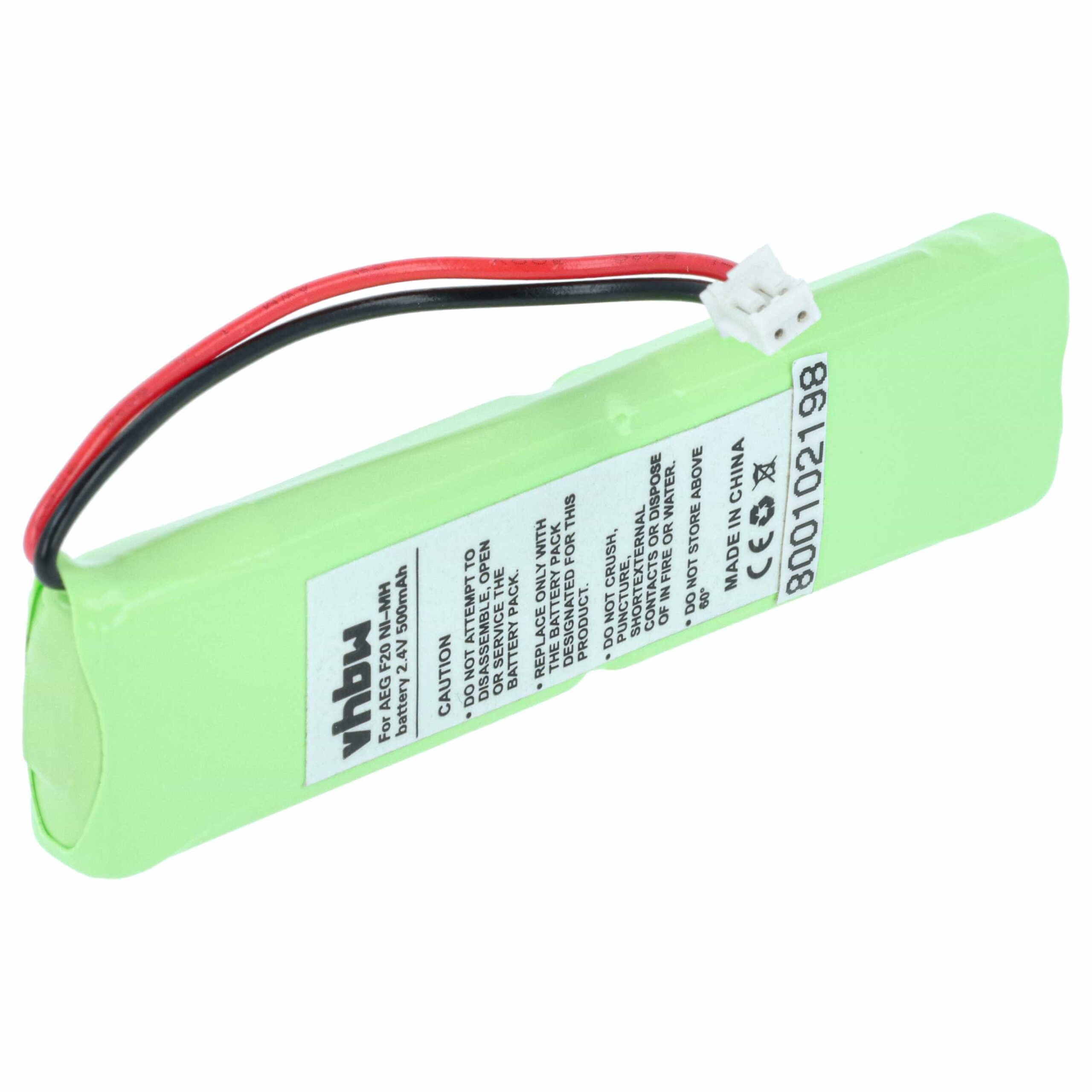 Bateria de substituição para telefone fixo Grundig - 500 mAh 2.4 V NiMH vhbw - Image 4
