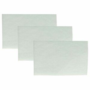3x Filtros para Motor de Aspirador - Universal, Ajustável, 14.5 x 22 cm