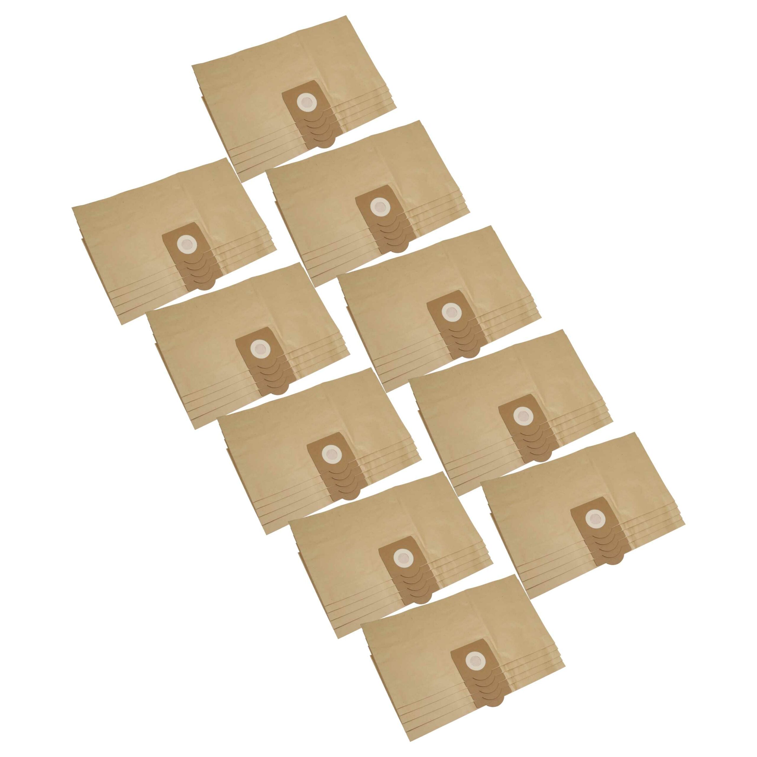 Pack de 50 Sacos para Aspirador Kärcher 6.904-051.0 vhbw - Papel