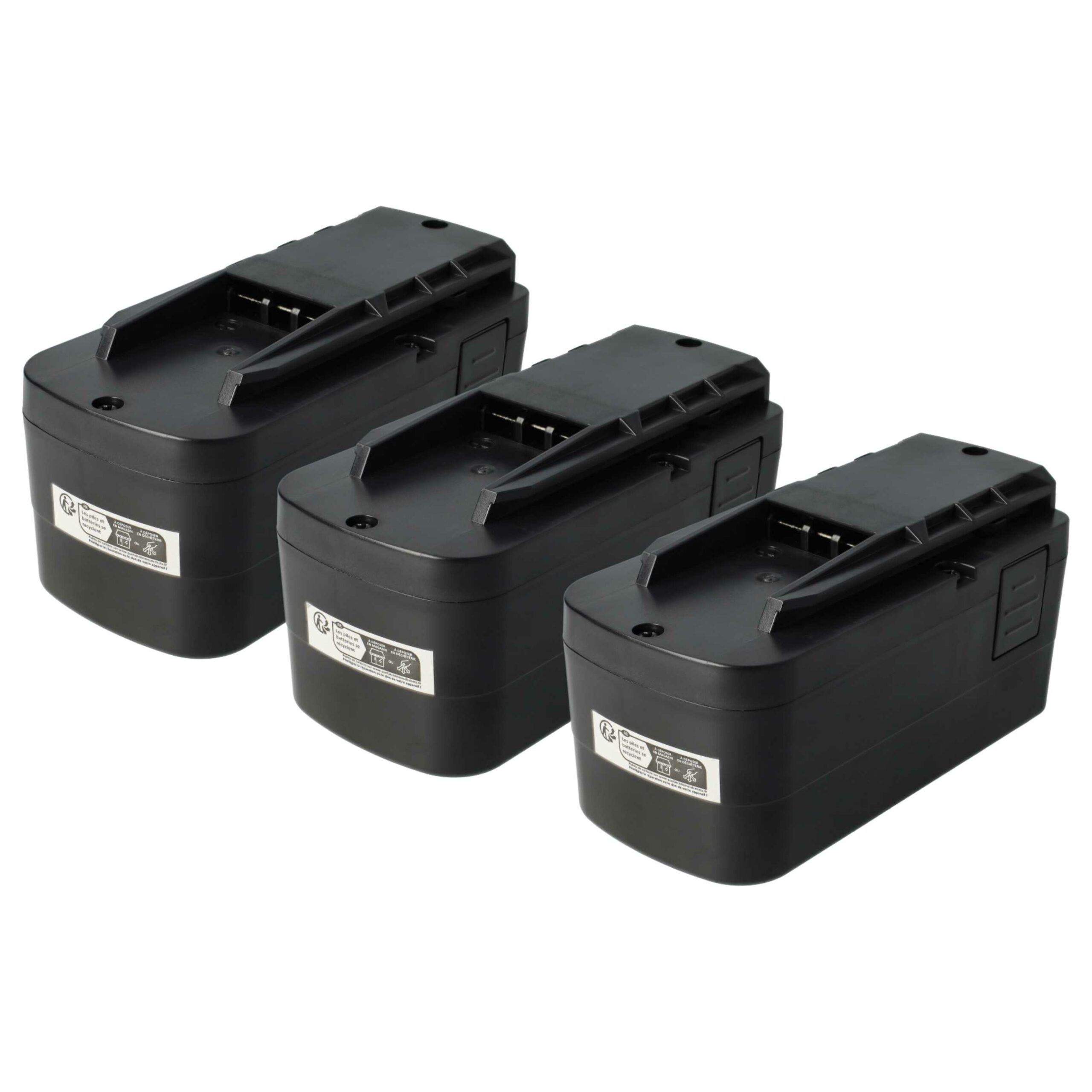 Bateria vhbw para Festo Festool 12V 2000 mAh - Pack de 3 Unidades (Compatível 398338, 497019, 493348, 498336)