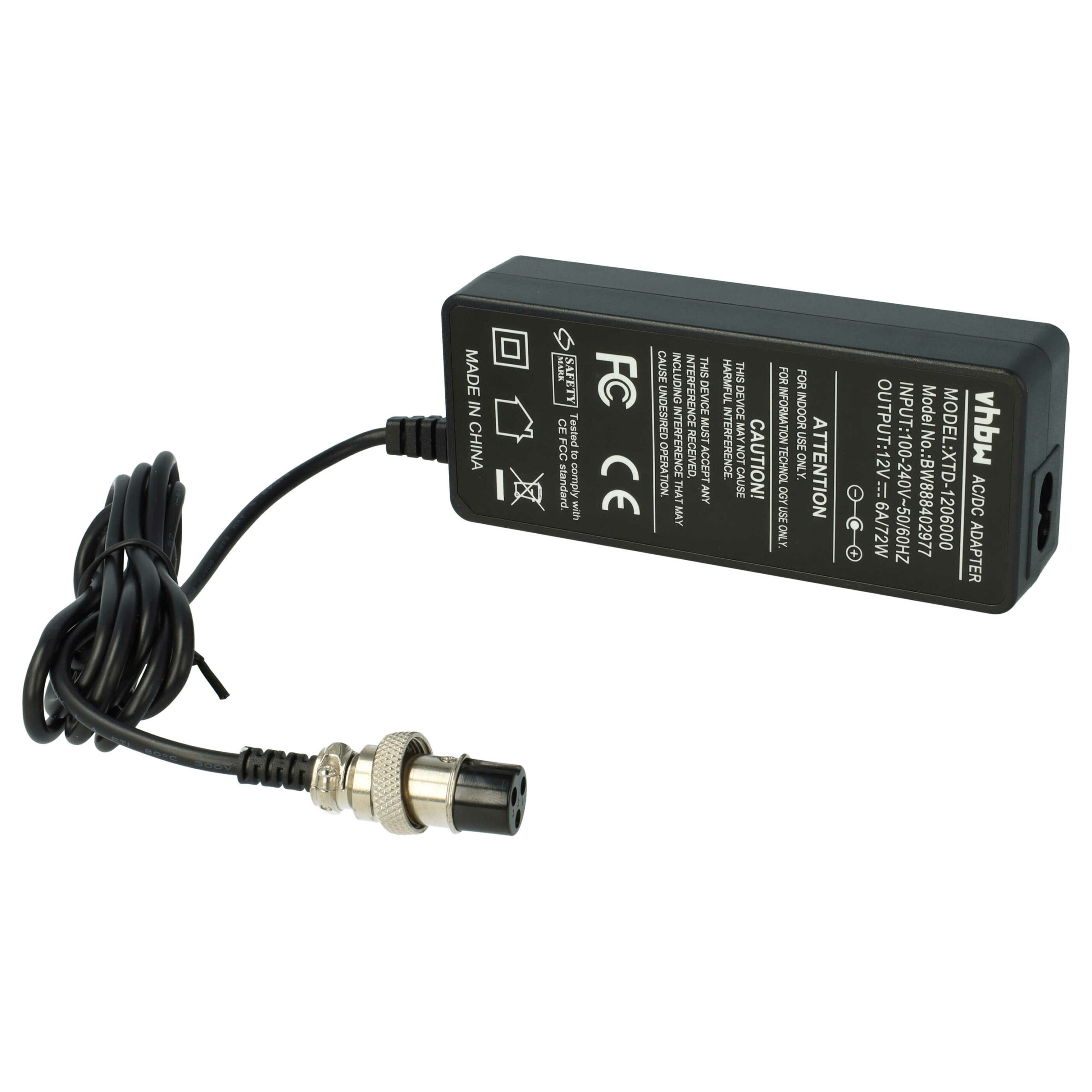 Adaptador de Corrente vhbw para Scanner Intermec 851-075-001 - Substituição de Alimentação para POS Portátil - Image 4