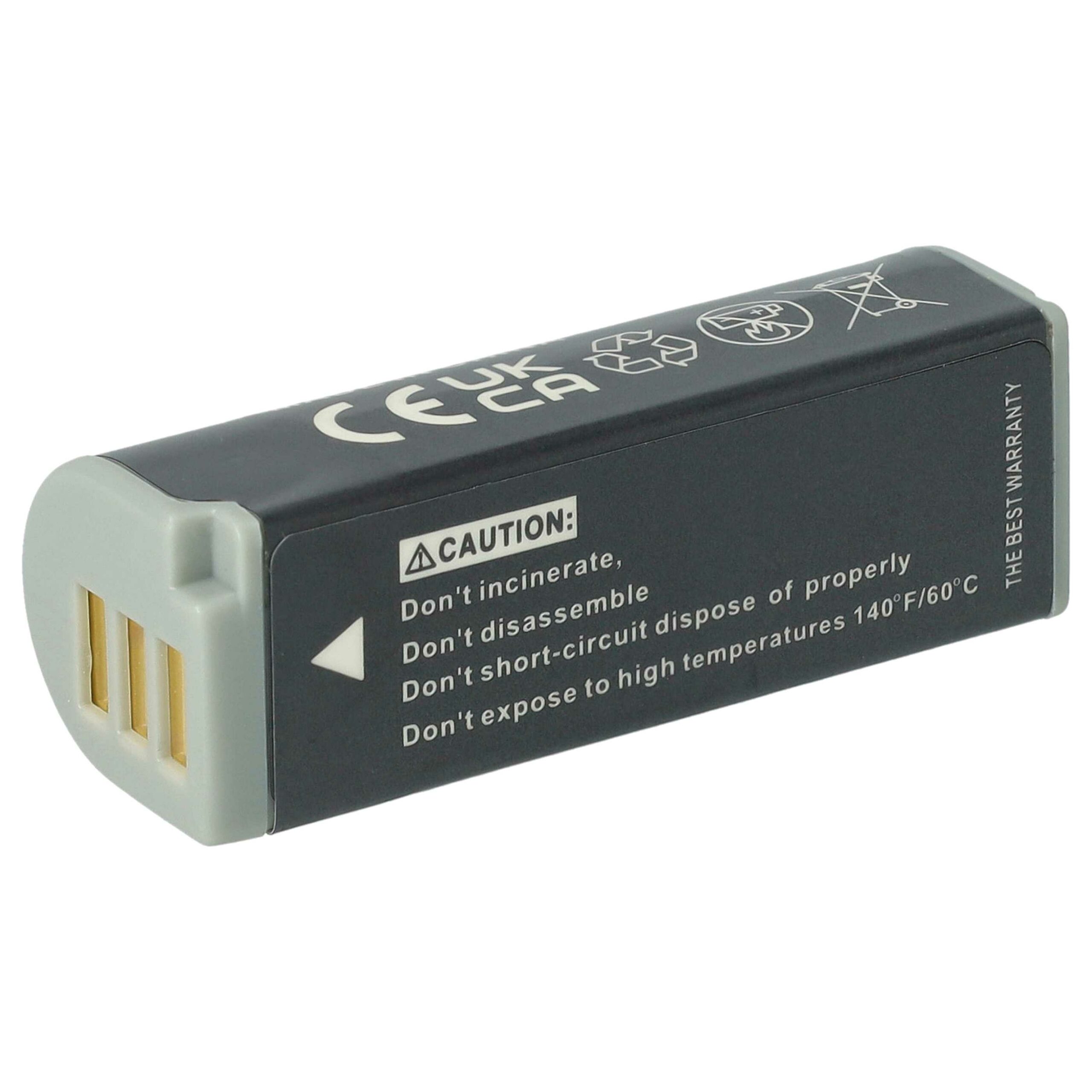 Bateria compatível Canon NB-9L - 600mAh, 3.6V, Li-Ion vhbw - Image 2