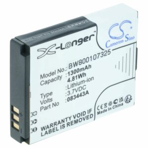 Bateria vhbw para ISaw A1 - 1300 mAh 3.7 V Li-Ion