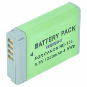 Bateria vhbw para Canon NB-13L - 1250mAh, 3.7V, Li-Ion