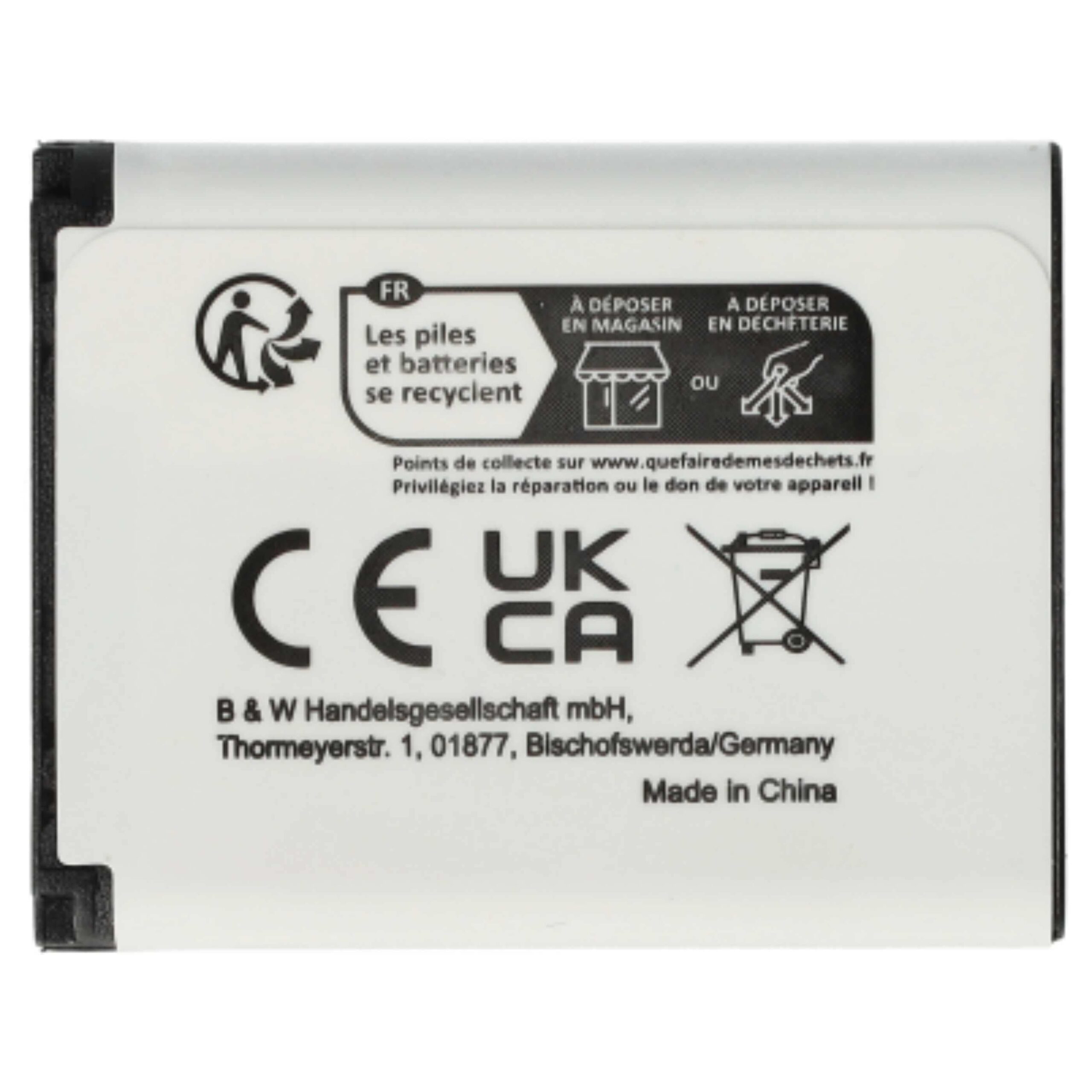Pack 3x Bateria vhbw DLI216 - 600mAh, 3.7V, Li-Ion - Image 4