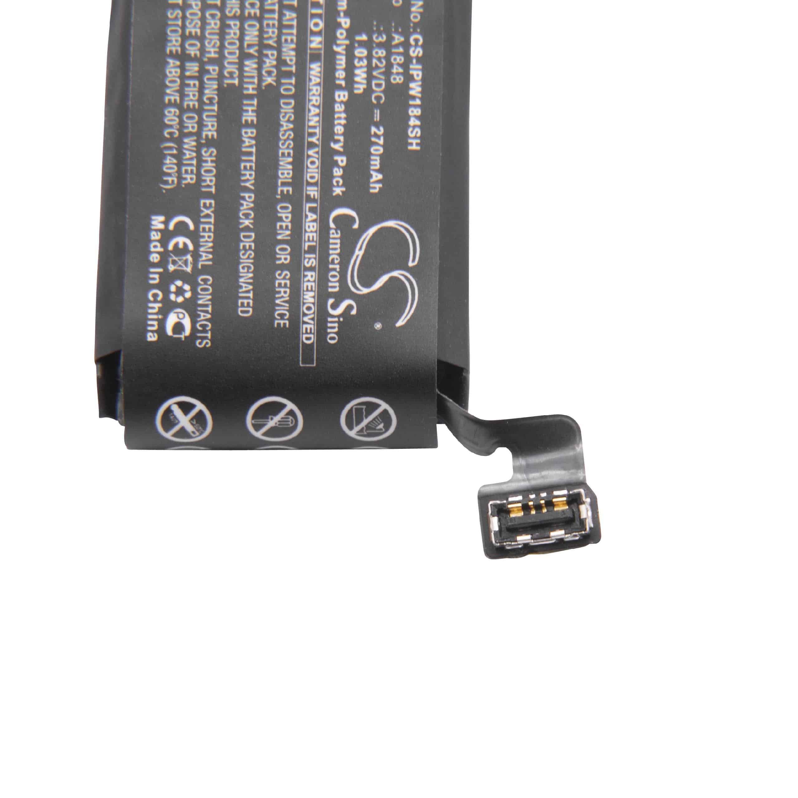 Bateria para Smartwatch Apple A1848 - 270 mAh 3.82 V Li-polymer vhbw - Image 2