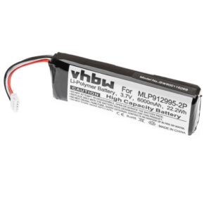 Bateria vhbw para JBL Charge 2 Plus - Li-polímero 6000 mAh (substitui MLP912995-2P)