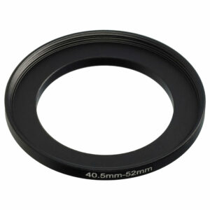 Anel Adaptador Step-Up 40.5 mm para 52 mm vhbw para Objetivas de Câmara Fotográfica