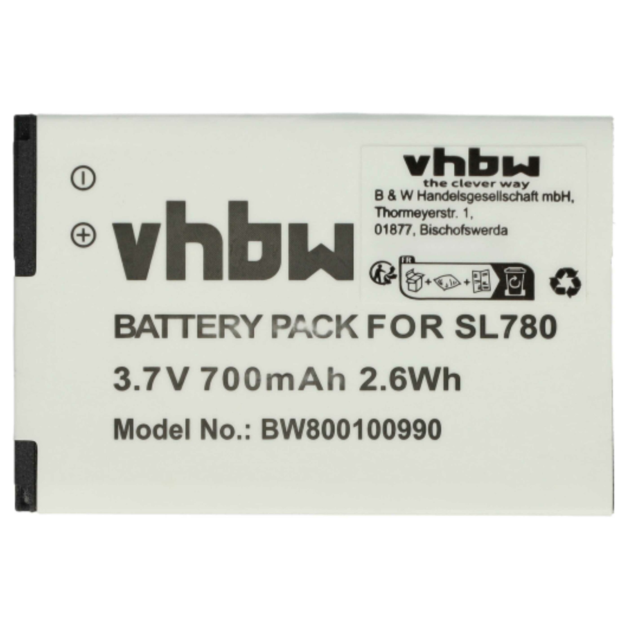 10x Bateria vhbw compatível com Siemens Gigaset 4250366817255 - Telefone DECT 700 mAh 3.7 V Li-Ion - Image 3