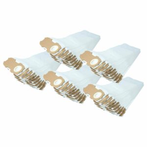 50x Saco de Aspirador Compatível com Swirl V62 para Aspiradores Vorwerk - Microfibra