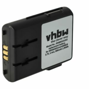 Bateria vhbw compatível com Alcatel 3BN66305AAAA000828 para telefone DECT T-Systems - 800 mAh 3.7 V Li-Ion