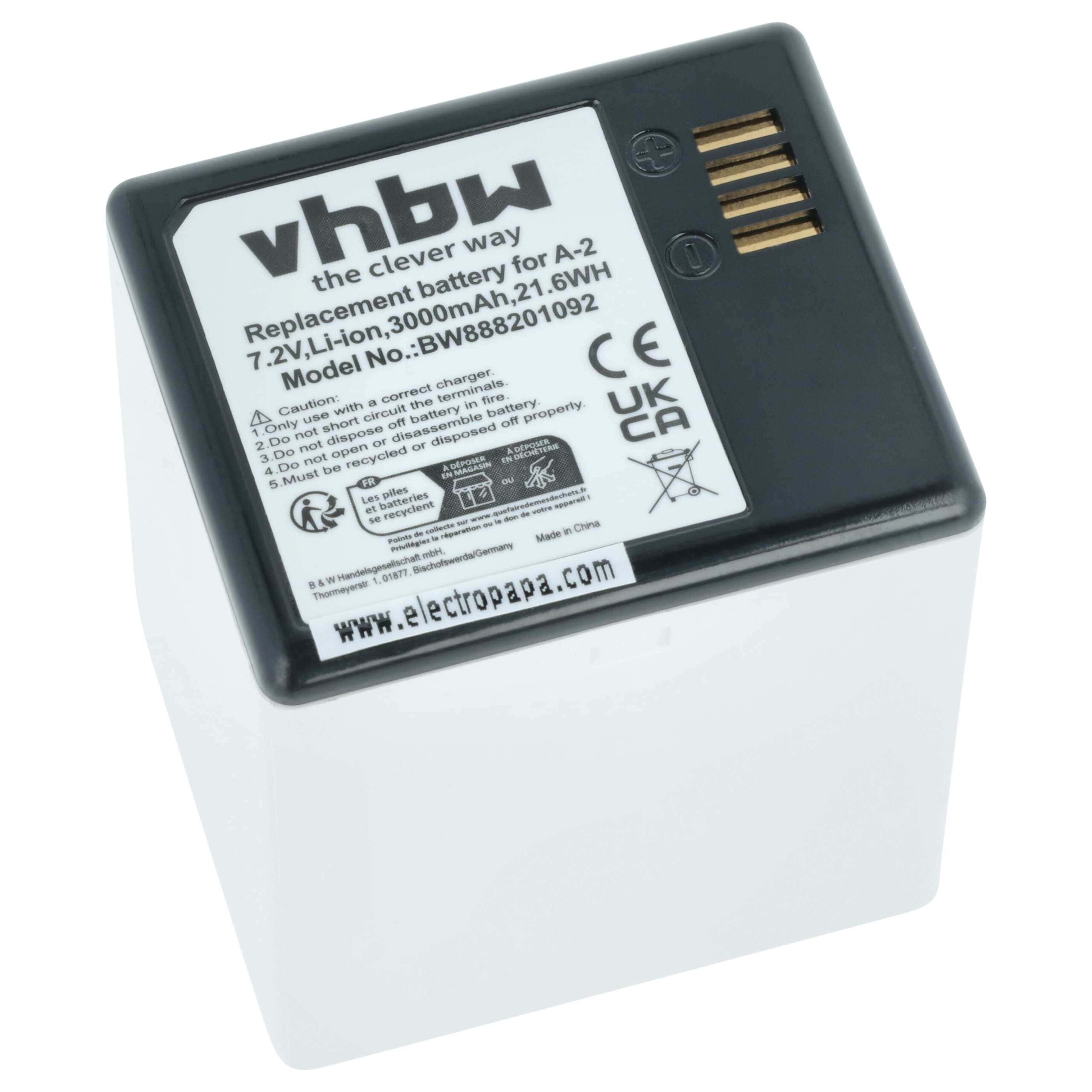 Bateria para Câmara de Segurança Arlo A-2 - 3000 mAh 7.2 V Li-Ion vhbw
