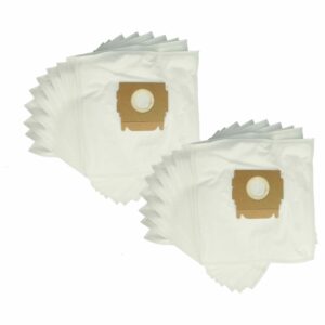 20x Sacos para Aspirador vhbw compatíveis com Moulinex 9A82030 - Microfibra