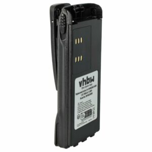 Bateria de Substituição para Rádio Motorola HMNN4151, HMNN4154, HMNN4158, HMNN4159 - 1500 mAh 7.2 V NiMH com Clipe de Cinto