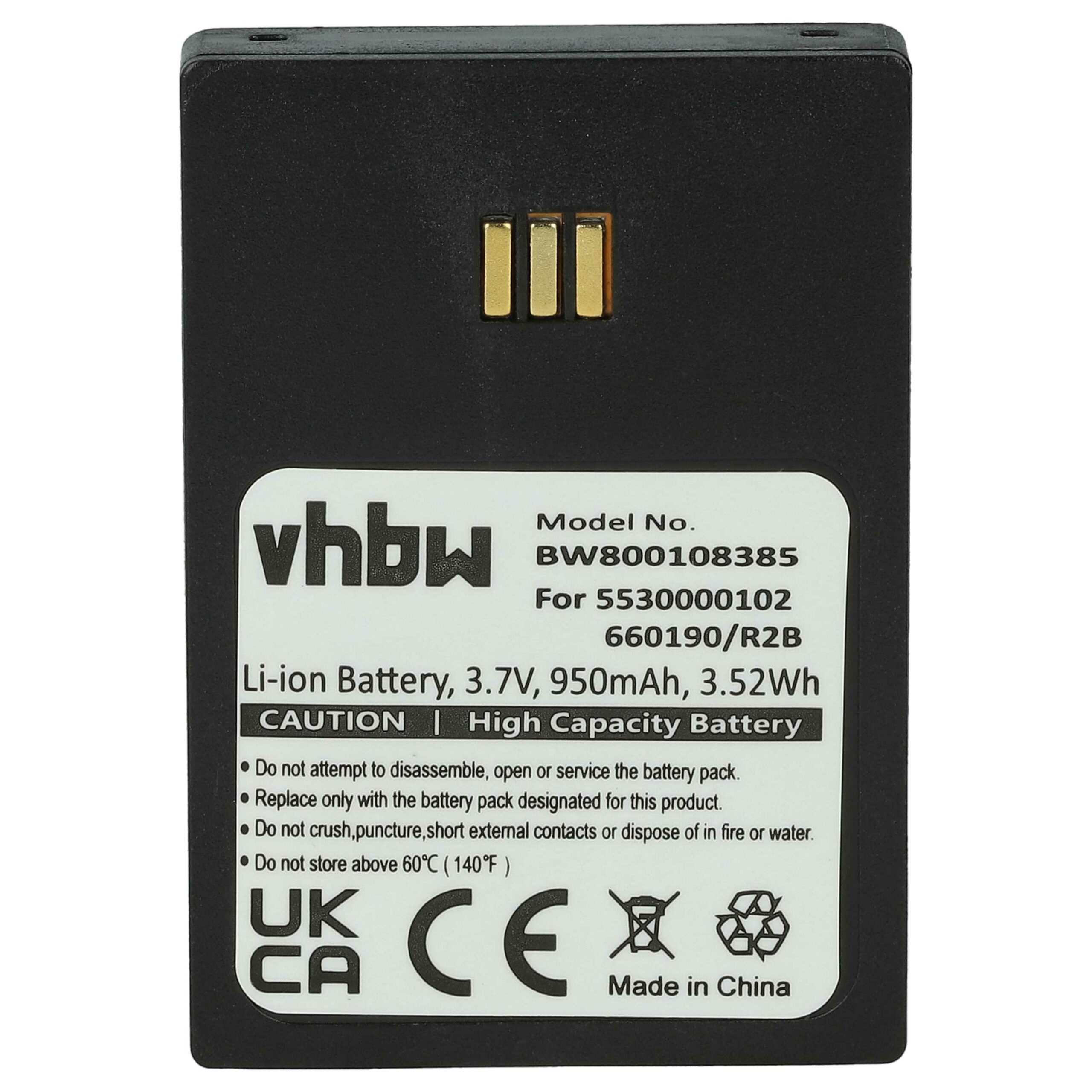 Bateria vhbw 950 mAh 3.7V Li-Ion para Telefones Fixos Ericsson Alcatel e Compatíveis - Image 3