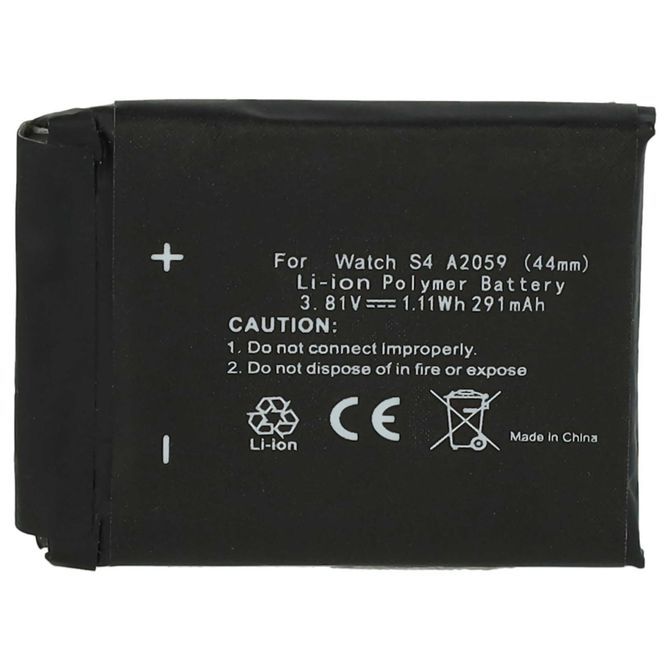 Bateria vhbw para Apple Smartwatch A2059 - 291 mAh 3.81 V Li-polymer + Ferramentas