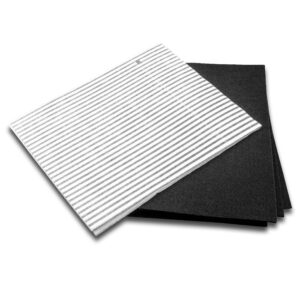 Conjunto de 2 Filtros para Coifas Extractoras 60 cm (Bosch, Neff, Miele) - Filtro de Carvão Ativado e Filtro de Gordura vhbw