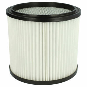 Filtro cartucho vhbw compatível com Einhell 2351110 para aspiradores Güde, preto/branco