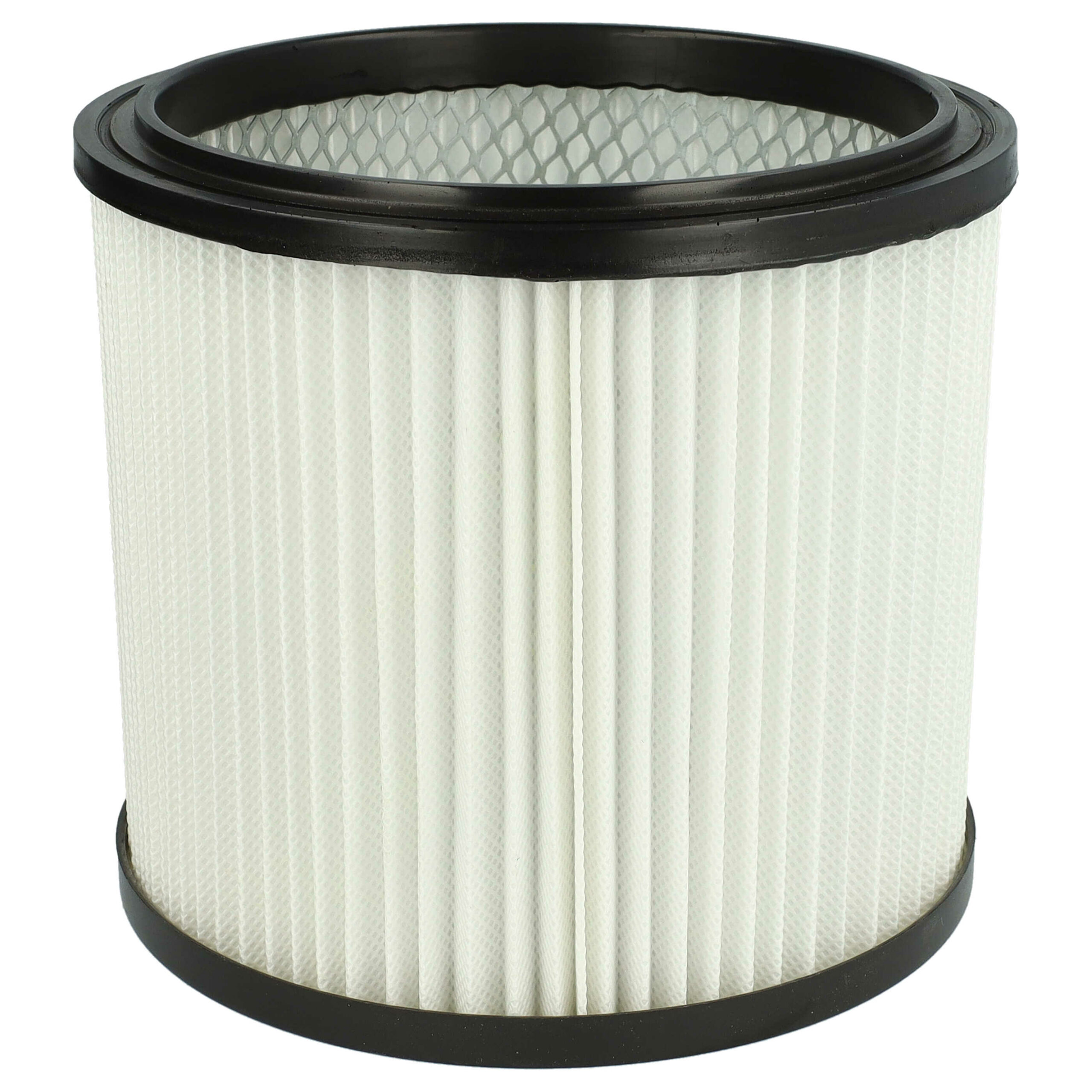 Filtro cartucho vhbw compatível com Einhell 2351110 para aspiradores Güde, preto/branco