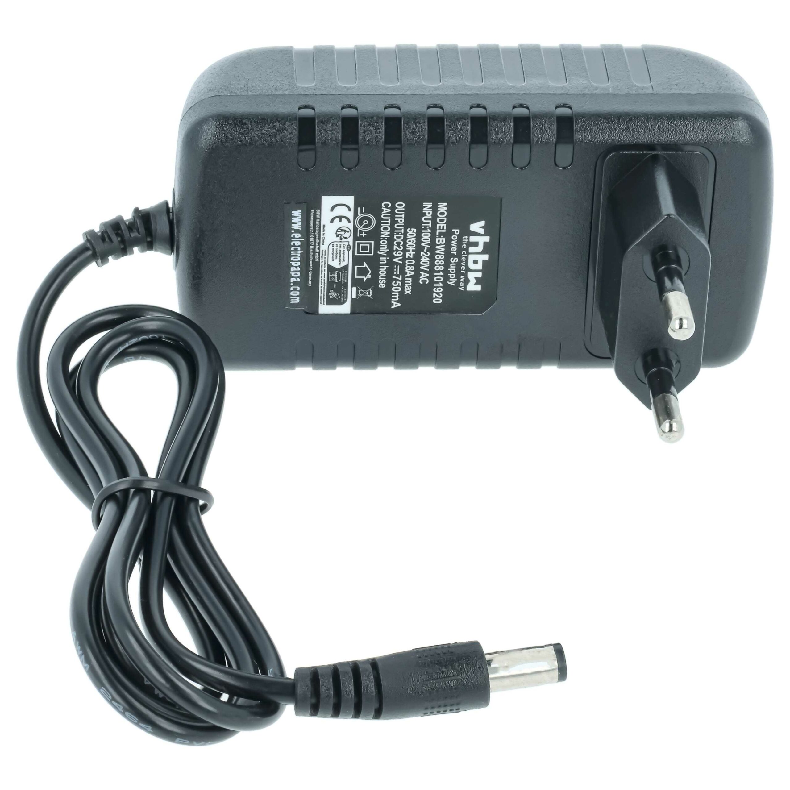 Carregador compatível vhbw para Tefal, Rowenta e OBH Nordica aspirador sem fio RS-RH5664 - Image 3