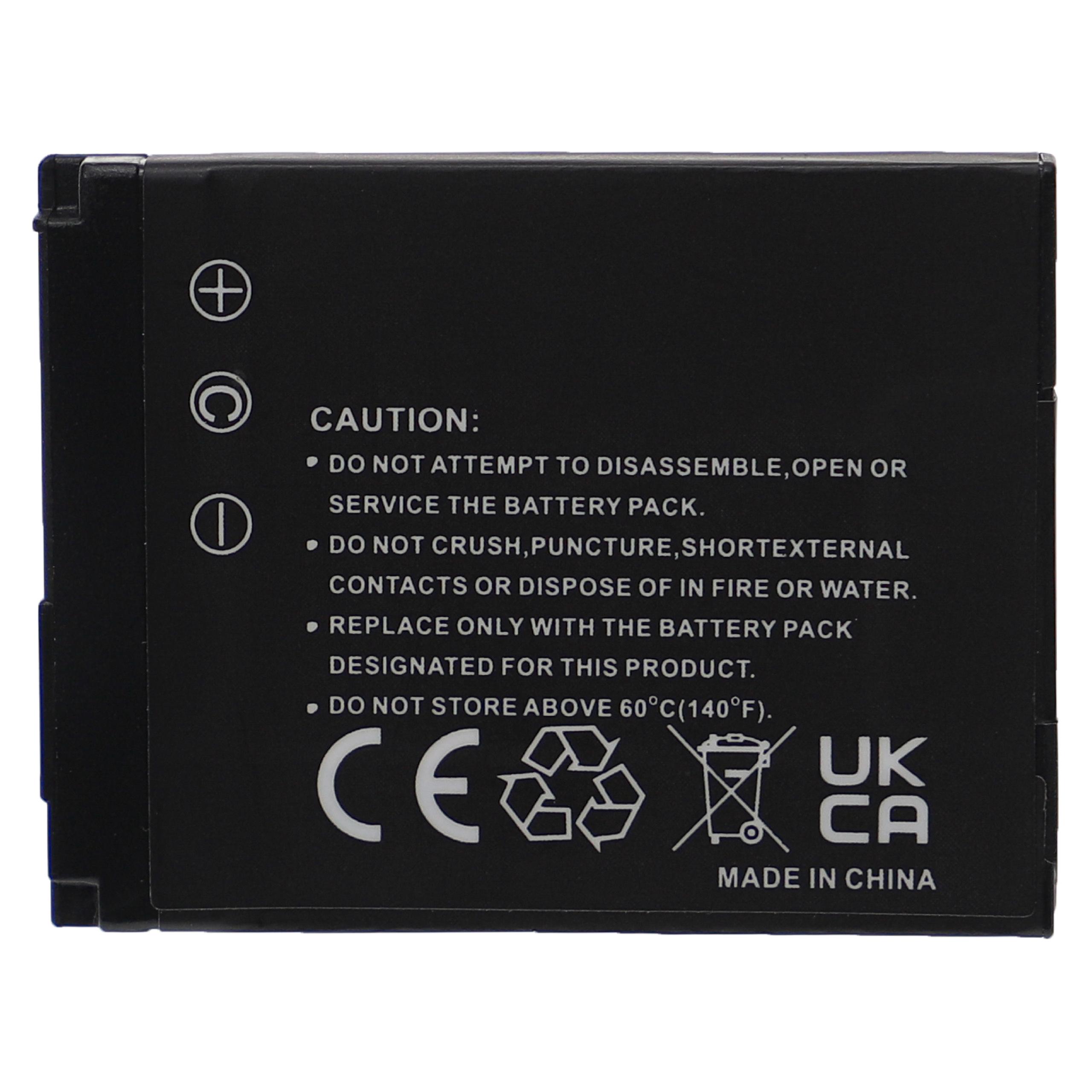 2x Bateria EXTENSILO para Sony NP-BD1, NP-FD1 - 650mAh, 3.7V, Li-Ion - Image 2