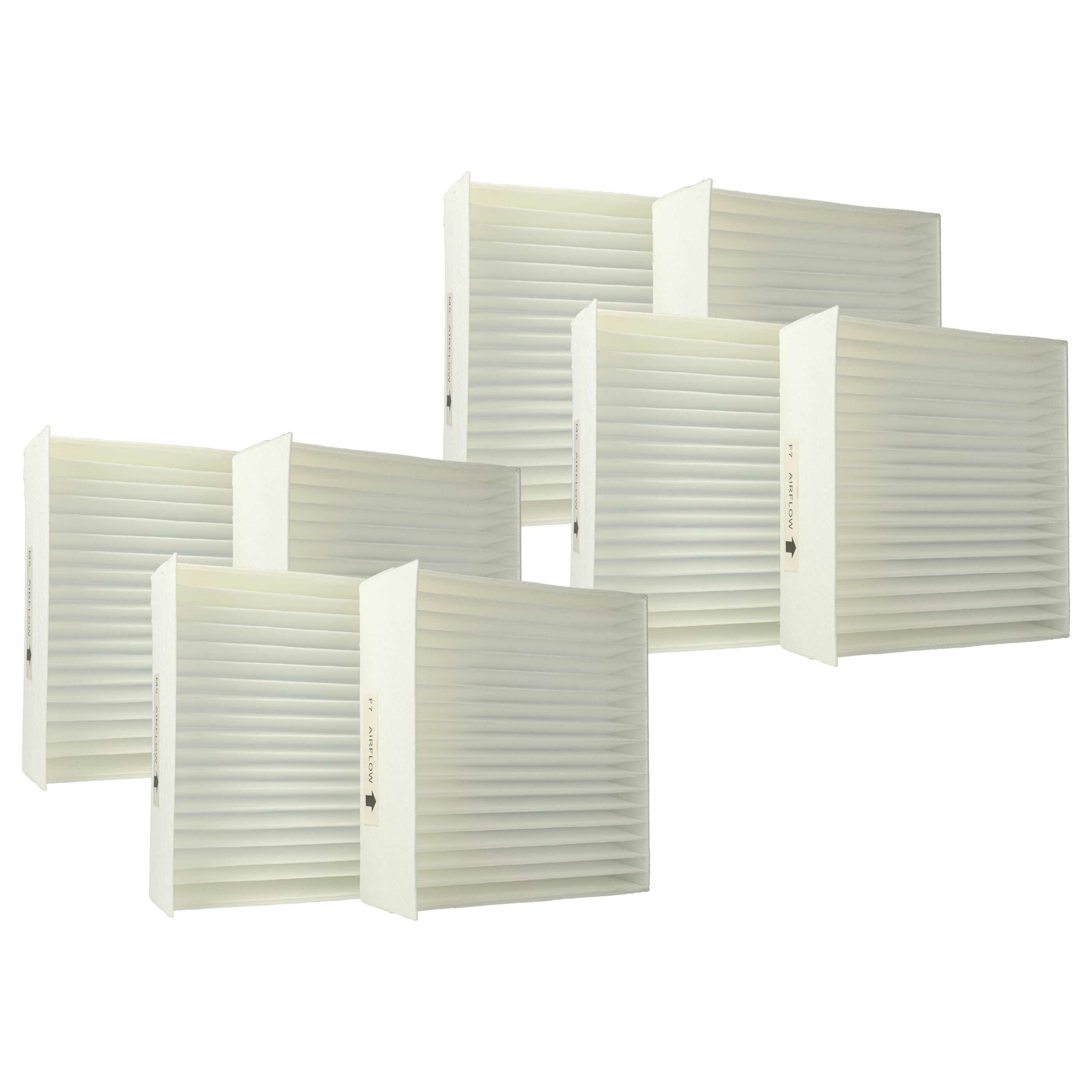Conjunto de 8 Filtros para Zehnder Climos 200 / Paul Climos 200 - vhbw