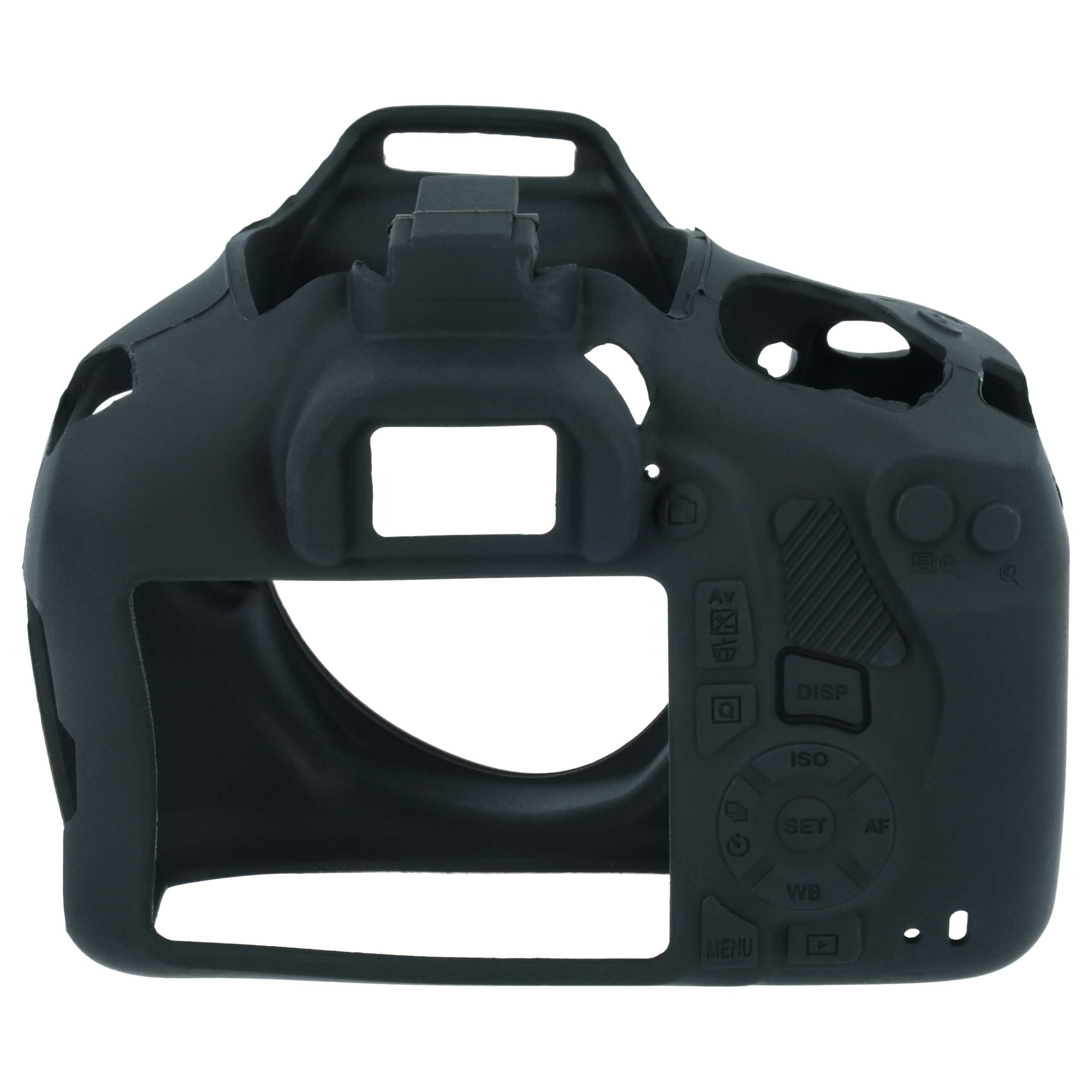 Capa Protetora em Silicone para Canon EOS Kiss X80 - Preta - Image 4
