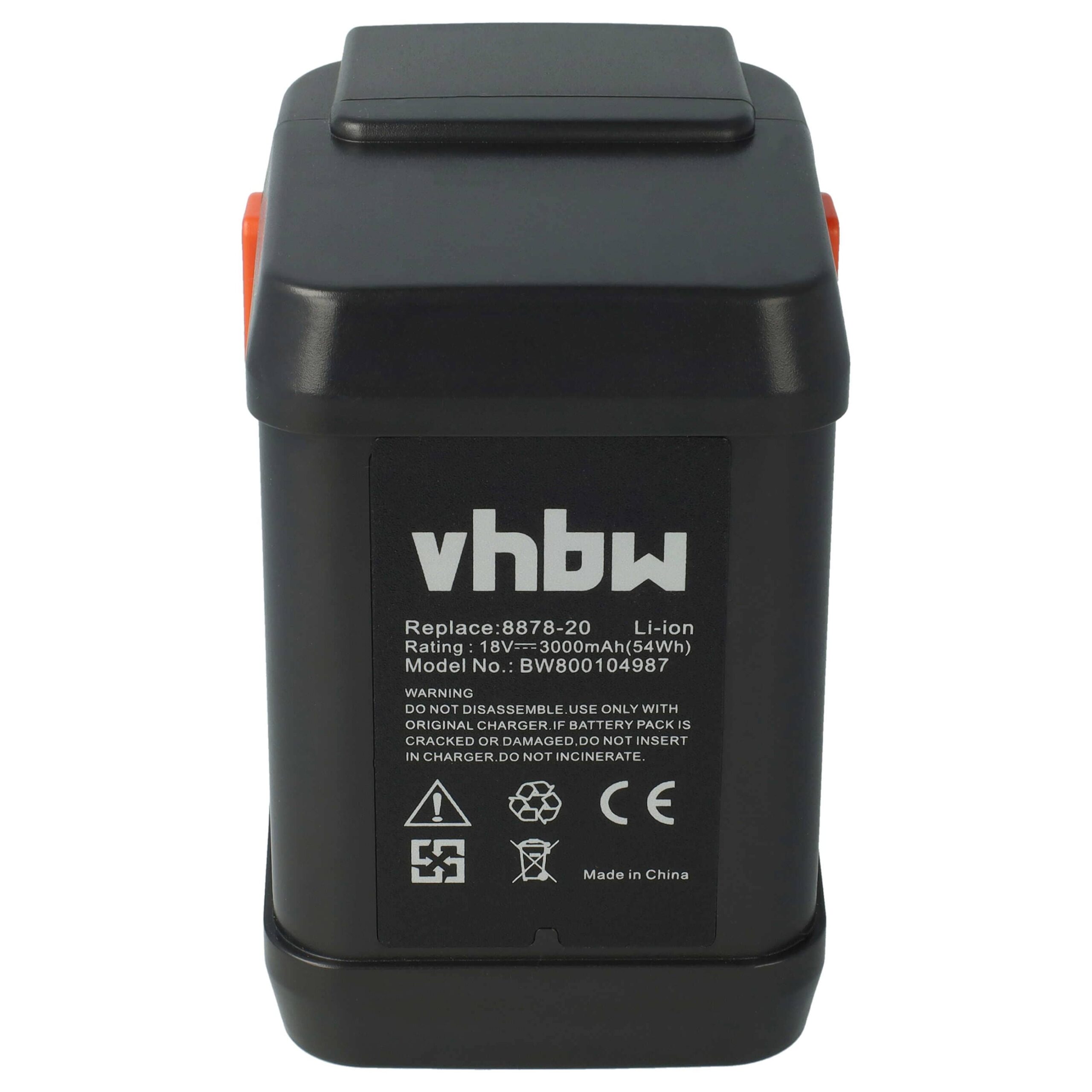 Bateria vhbw 3000 mAh 18 V Li-Ion para Gardena 8835 (compatível com modelos 4078500887809, 8835-20, 8835-U, 8835-00.701.00) - Image 3