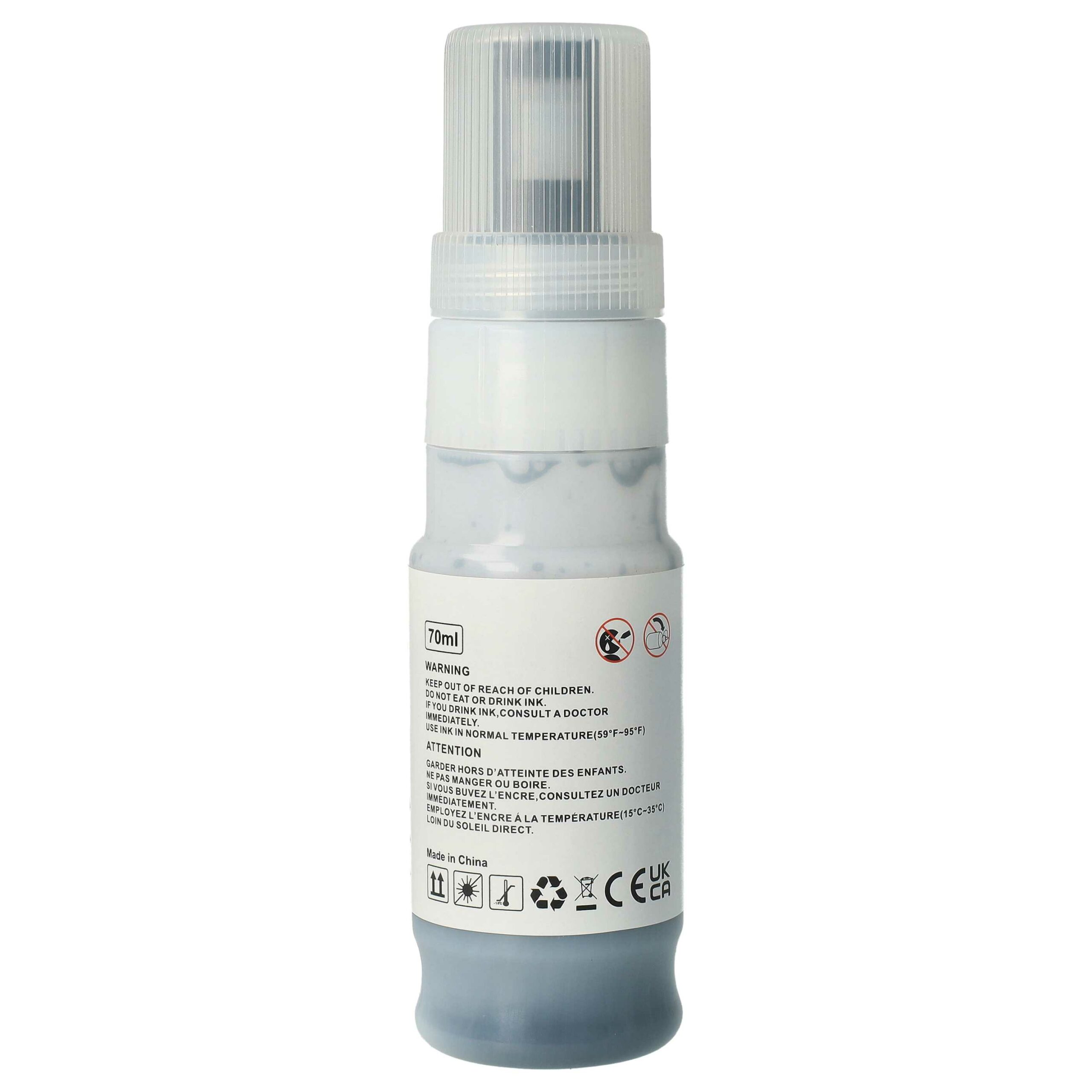 Tinta de Recarga Pigmentada Preta vhbw para Canon GI-55BK, 6292C001 - 70 ml - Image 2